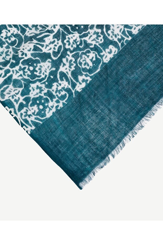 Patterned Wool Shawl - 2