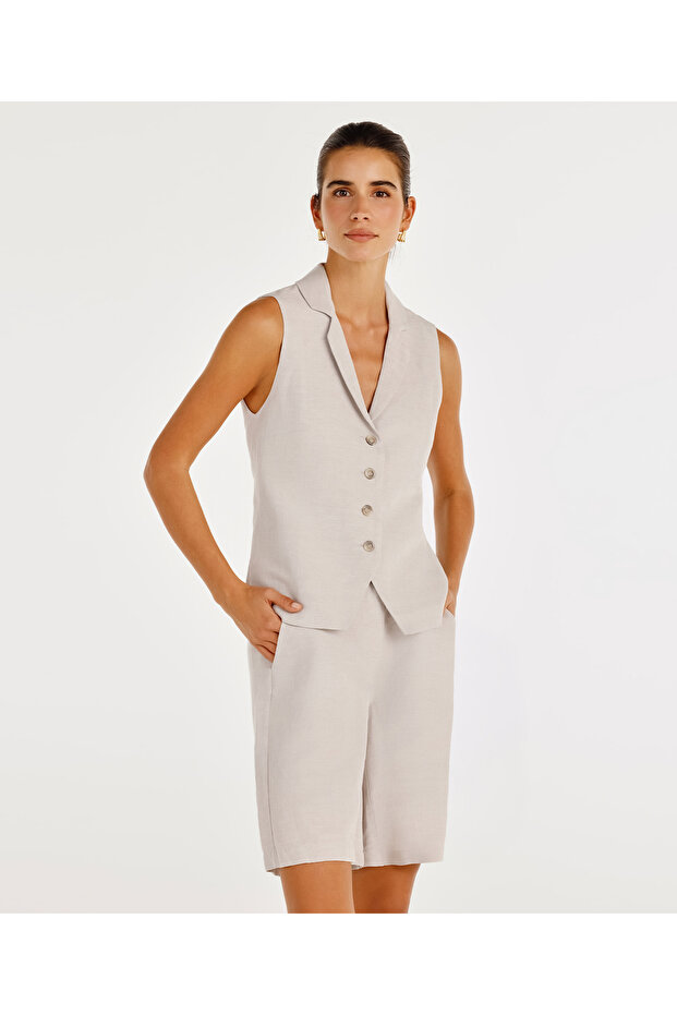 برمودا مع قالب مسطح - 1