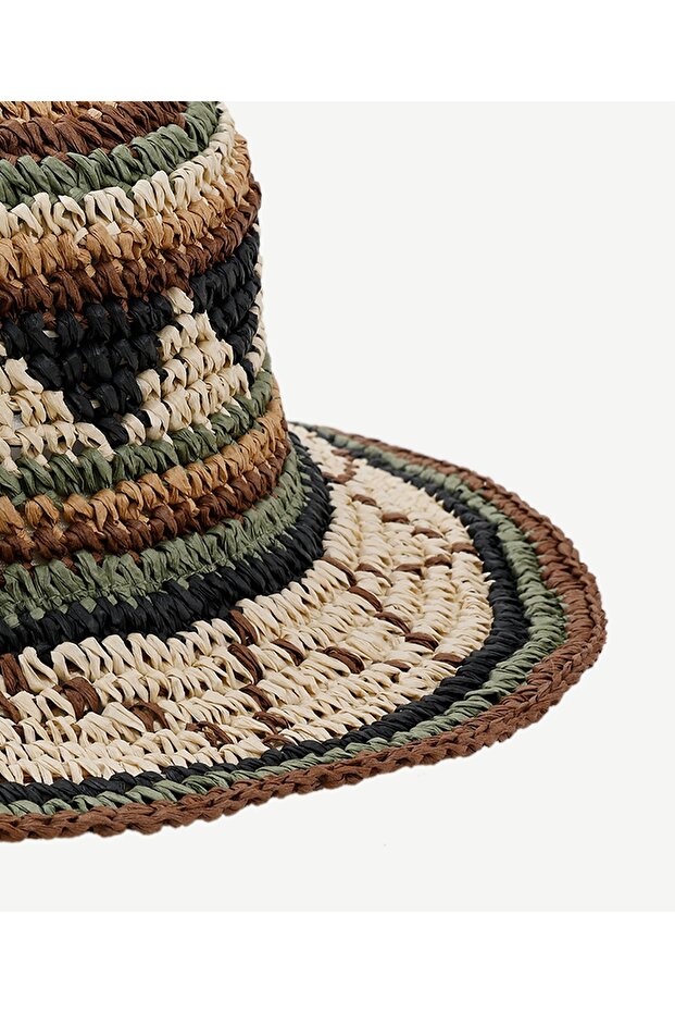 قبعة اقتران منقوشة عرقيًا - 2