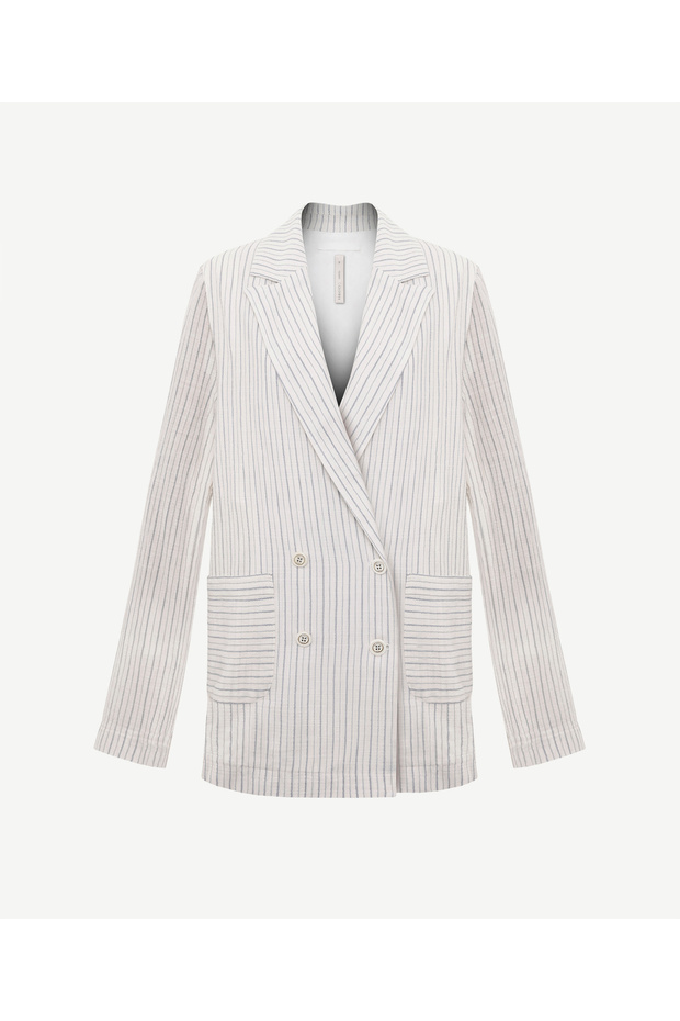 سترة إغلاق مزدوجة الصدر - 5