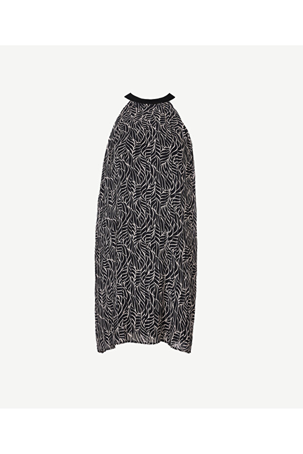 Halter Yaka Elbise - 4