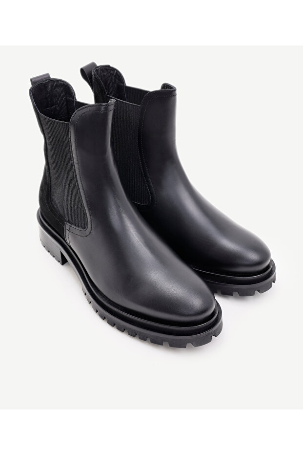 Lastikli Deri Bot - 4