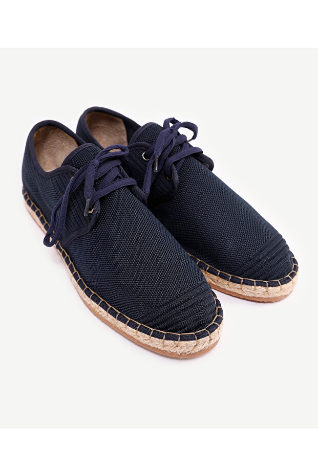 Triko Örme Bağlı Espadril - 4