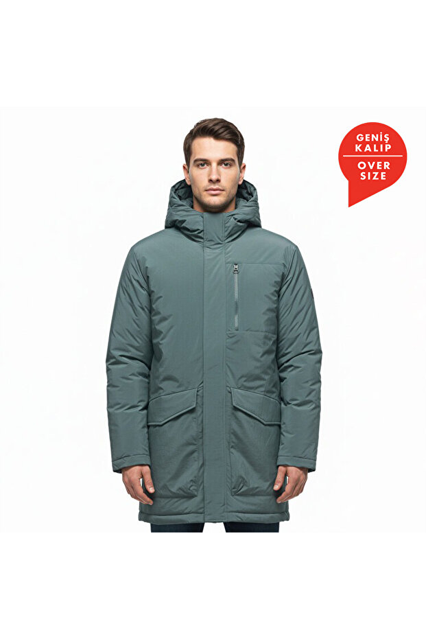 Only&Sons Global Men's Green Hooded Jacket