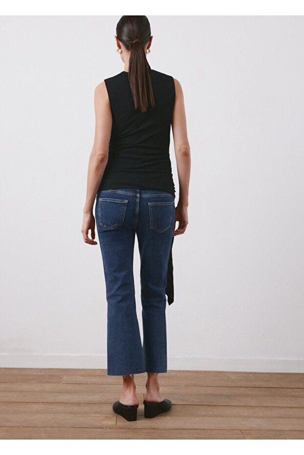 Wide leg hamile jean - 4