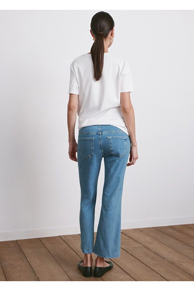 Wide leg hamile jean - 4