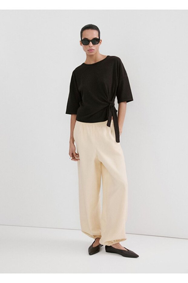 Fiyonklu örgü kazak - 2