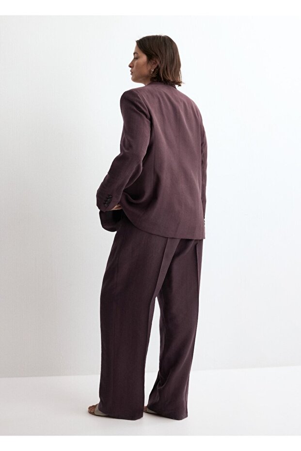 Lyocell blazer ceket - 8