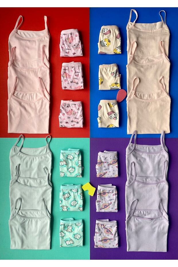 Cotton 12 Pieces Rope Strap Girls' Athlete Set Vic-troy 34f11