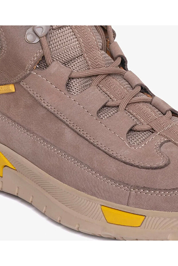 Erkek Koyu Vizon Hakiki Deri Sneaker Bot 4K1SB15090 - 4