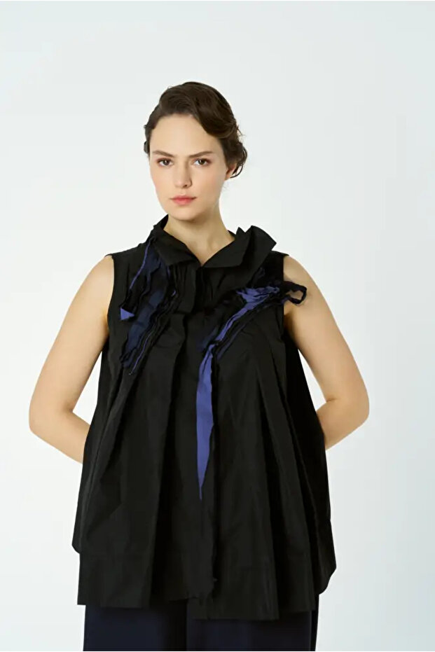 Adhara Bluz - Siyah - 1