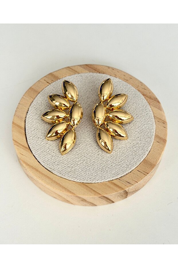 Çelik gold sera küpe - 1