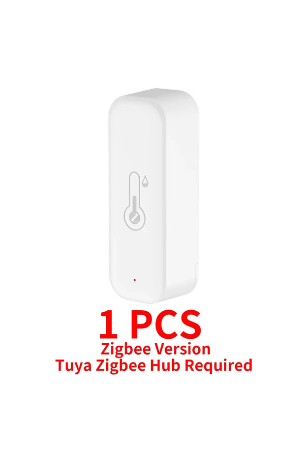مقياس حرارة ورطوبة ذكي للمنزل من Tuya بتقنية Zigbee 3.0، يعمل بتقنية WiFi، بجهد 3 فولت.