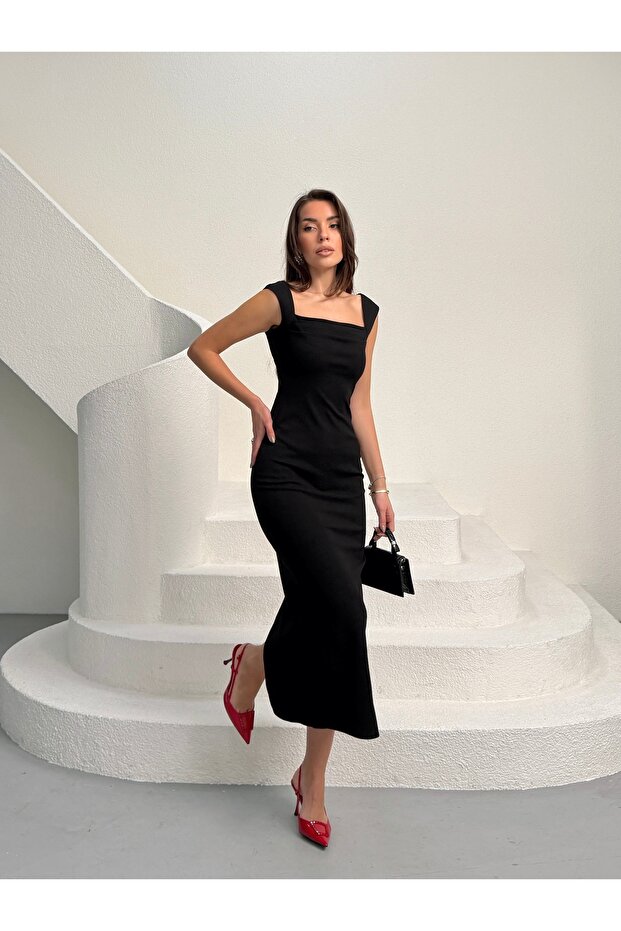 AROW Maxi Elbise - 4