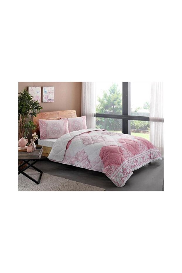 Yorgan Seti Aryan Pembe Tek Kişilik - 1