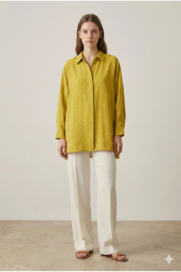 3001 Gömlek - AMBER - 2