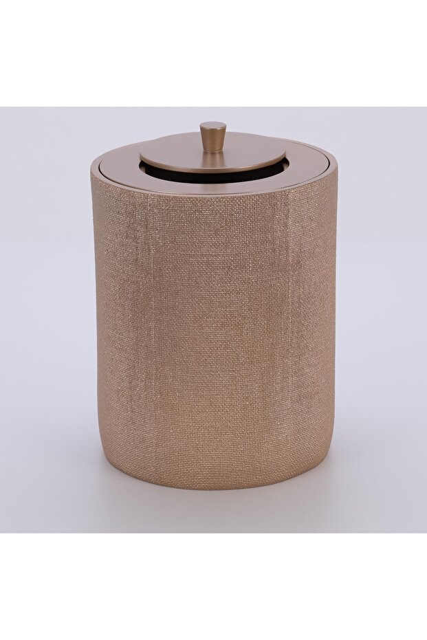 Linen Çöp Kovası Vizon - 2