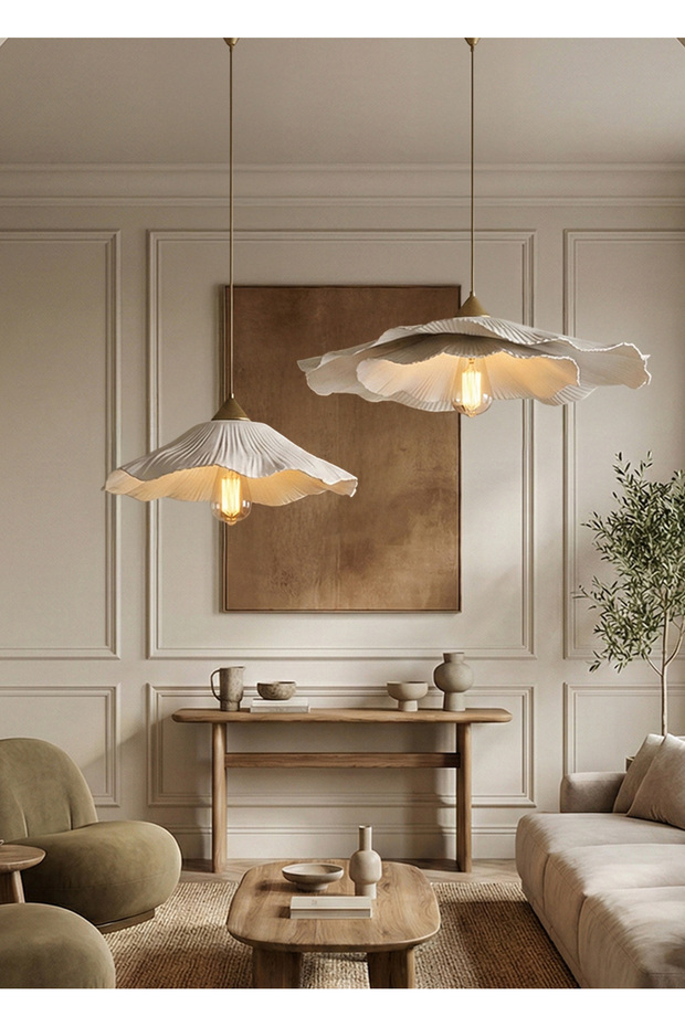 2'li Modern Avf İki Katlı Sarkıt Avize & 40 cm Avize - 3