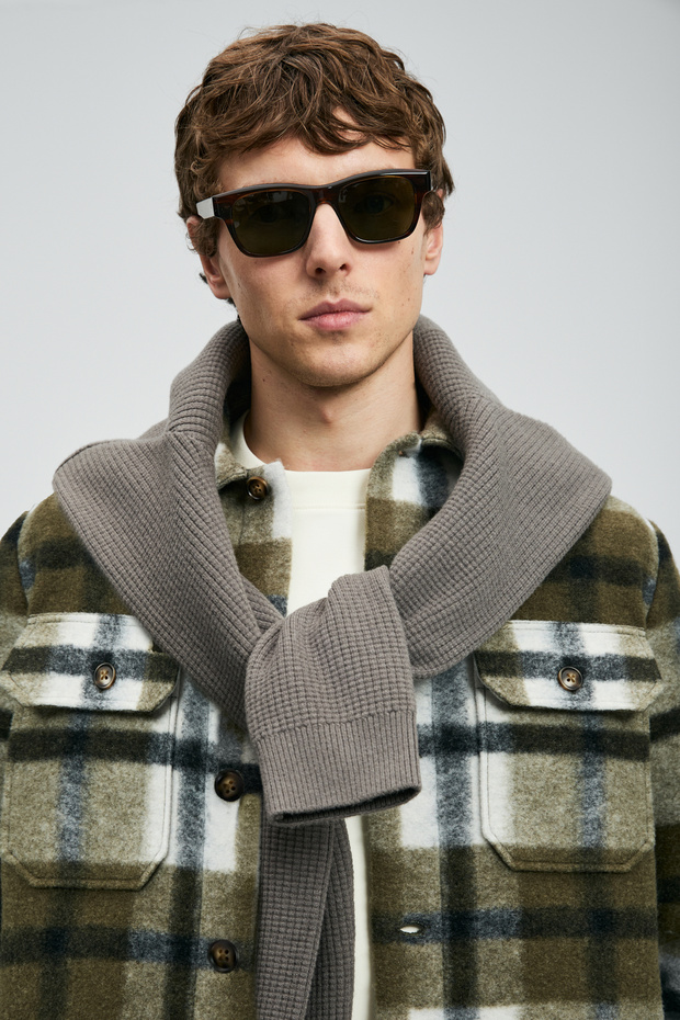 Emir Erkek Basic Gömlek Regular Fit Yeşil - 5