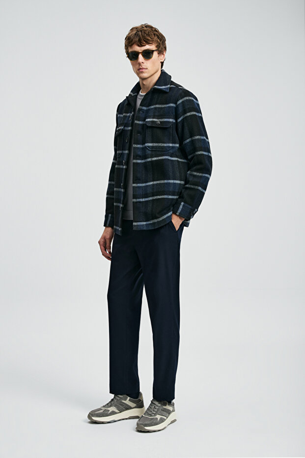 Davıd Erkek Basic Gömlek Regular Fit Siyah - 4