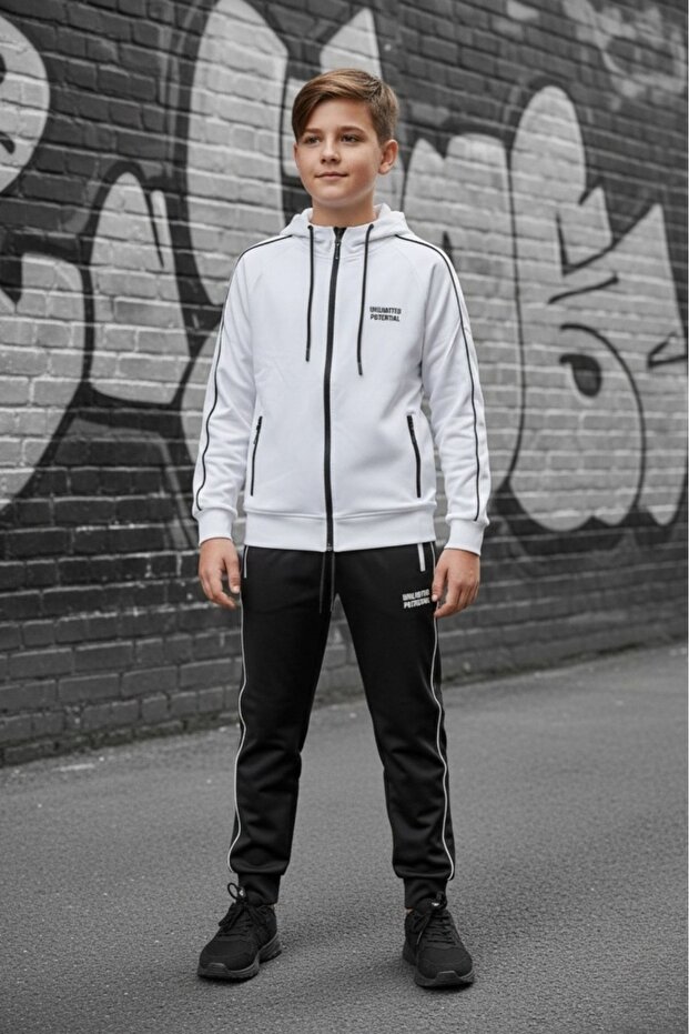 Diver Fabric Unisex Children's Tracksuit Set Unlimited Potential Esf1725Y
