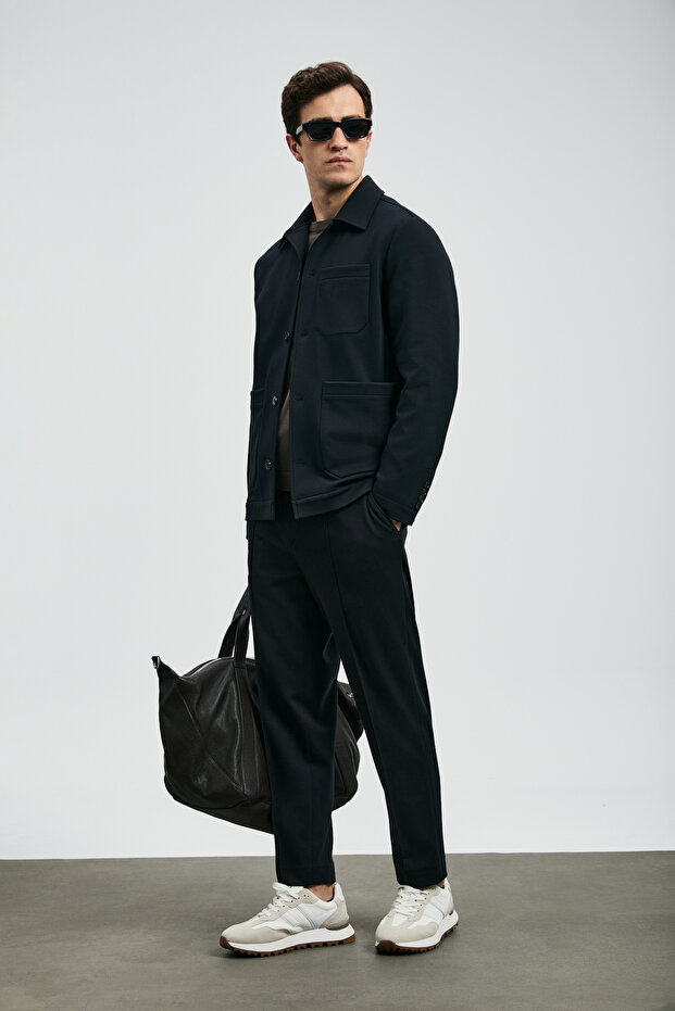 Tomas Erkek Örme Ceket Siyah - 4