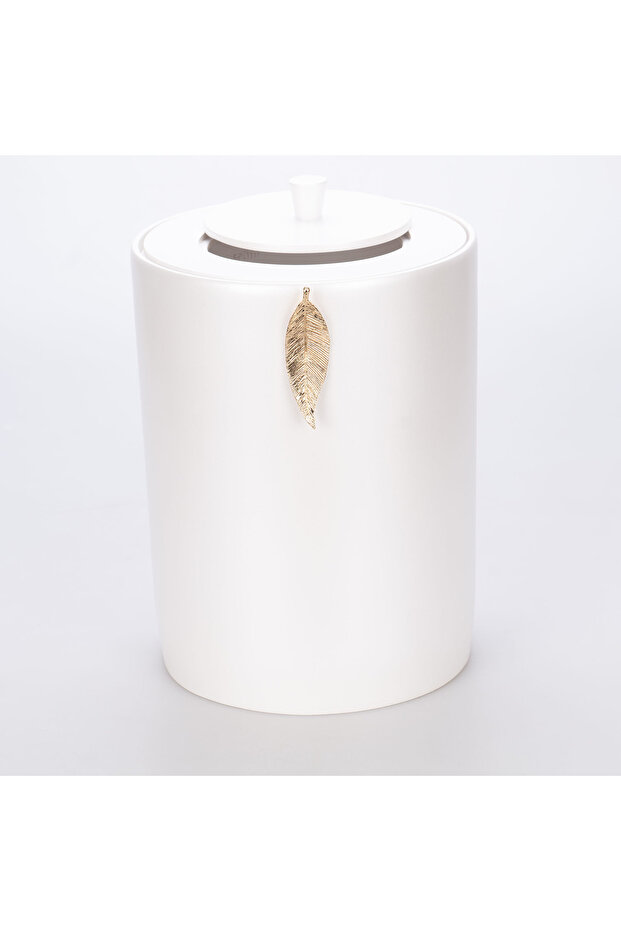 Leaf Çöp Kovası Inci Altın - 2