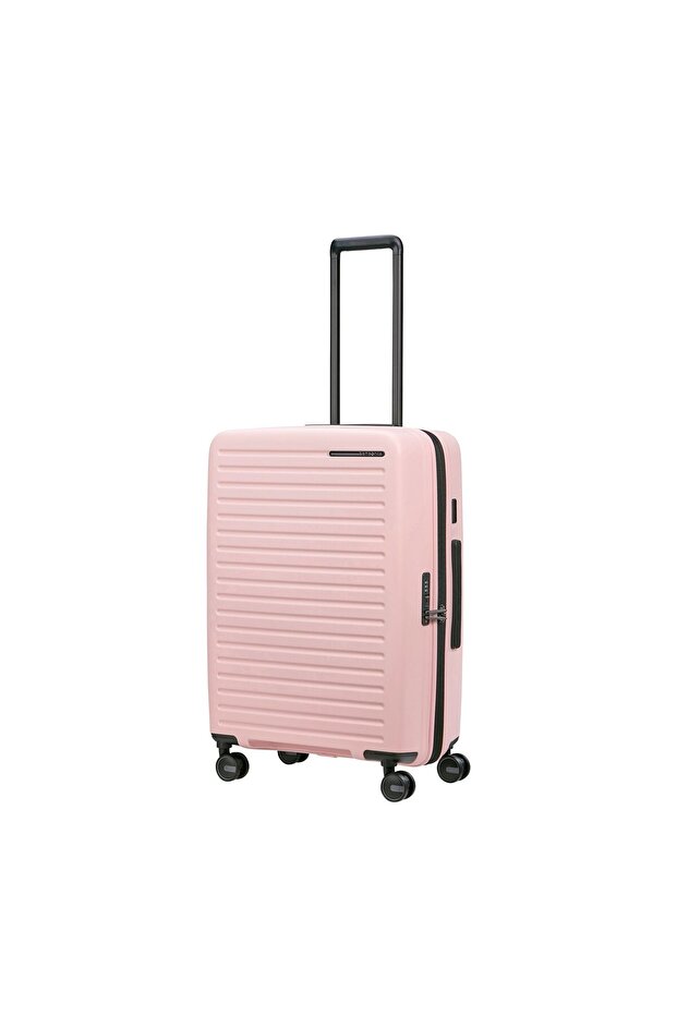 Pembe Restackd - Körüklü 68/25 Orta Boy Valiz - 6