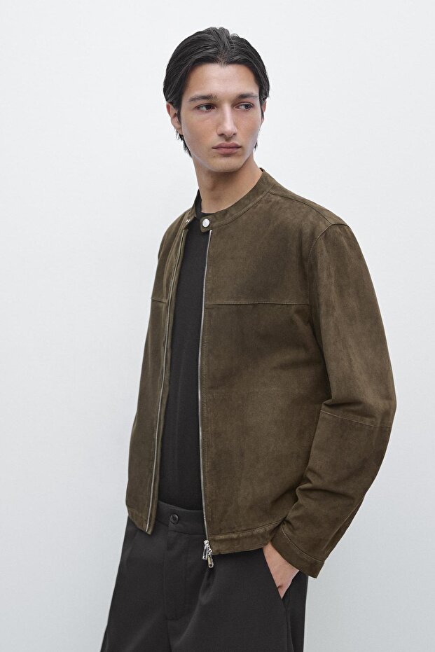 Süet deri ceket - 2