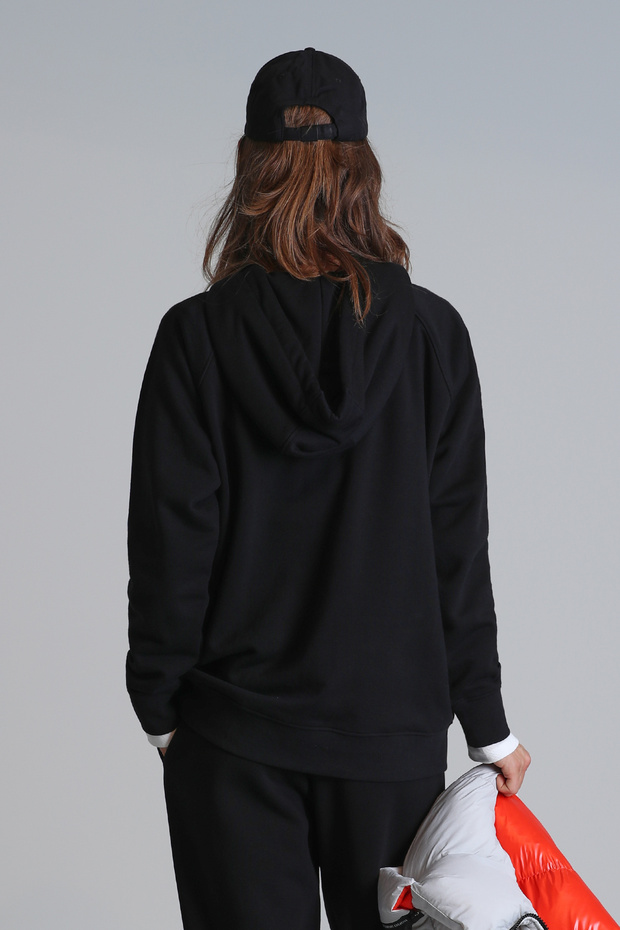 Sabrına Kadın Örme Sweatshırt Siyah - 6