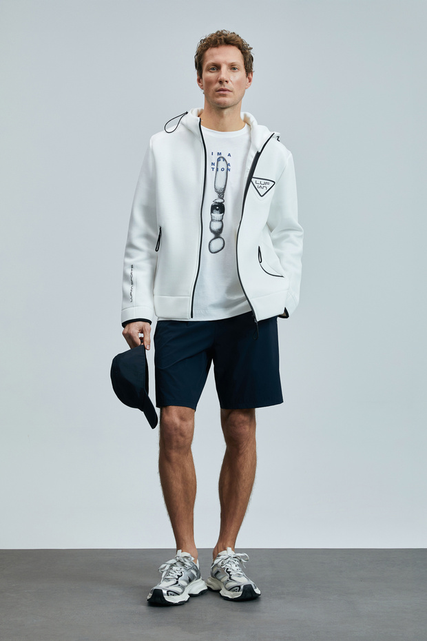 Second Erkek Şort Eşofman Lacivert - 1