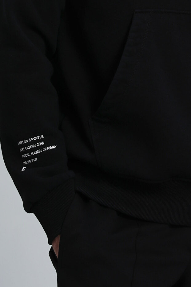 Luıs Erkek Sweatshirt Siyah - 3
