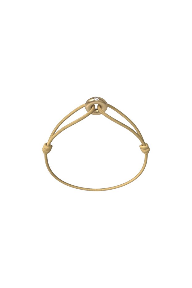 Mini Golden Soho Diamond Cord Bracelet