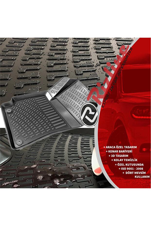 Ford C-Max 2003-2010 3D Havuzlu Paspas - 3