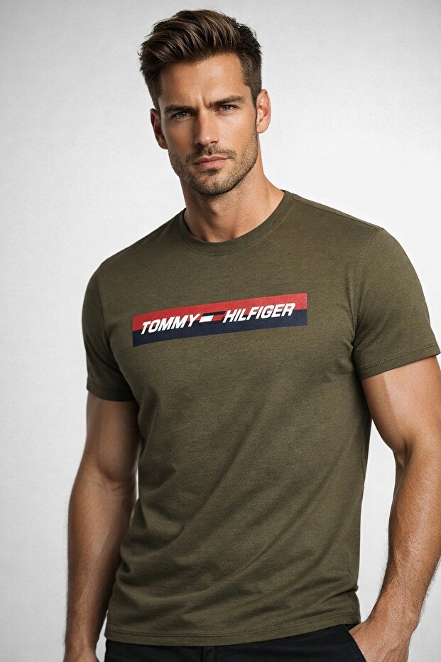 Th-shirt - Granatowy Regular Fit Mw0mw21274