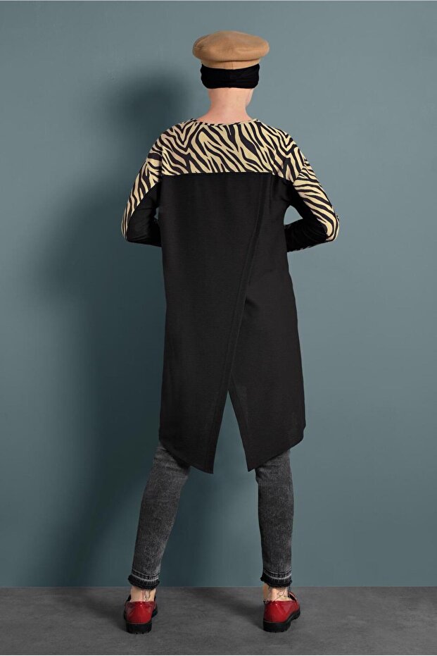 Zebra Patterned Tunic 40357 - 3
