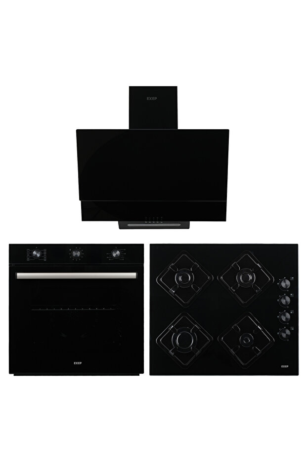 6 Program Turbo Ankastre Cam Set - Siyah - 1