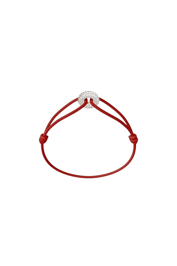 Mini Rose Soho Pavé Cord Bracelet