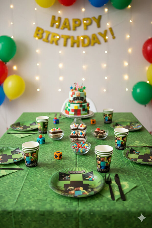 Karton Tabak Bardak Set 8 Kişilik - 1