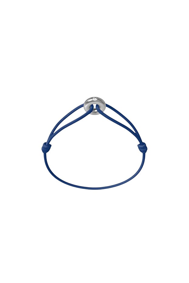 Mini Silver Soho Diamond Cord Bracelet