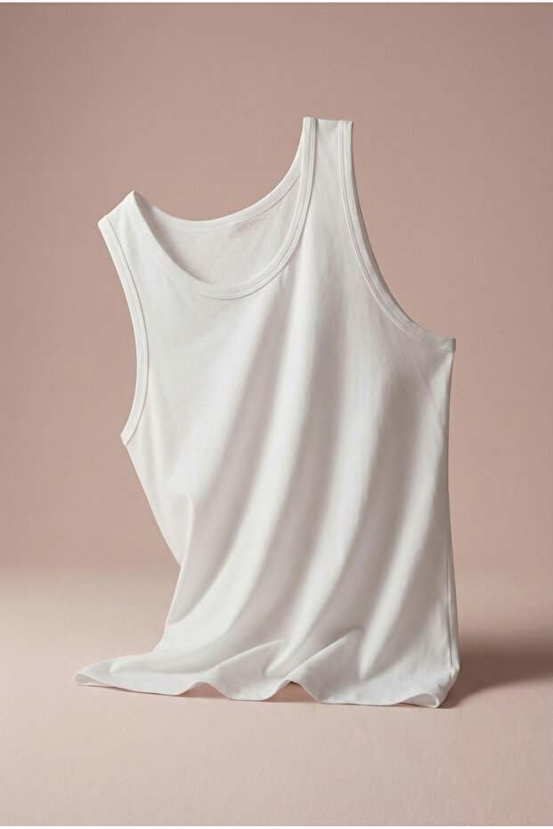 2-Pack Breathable Flexible Cotton Men's Undershirt