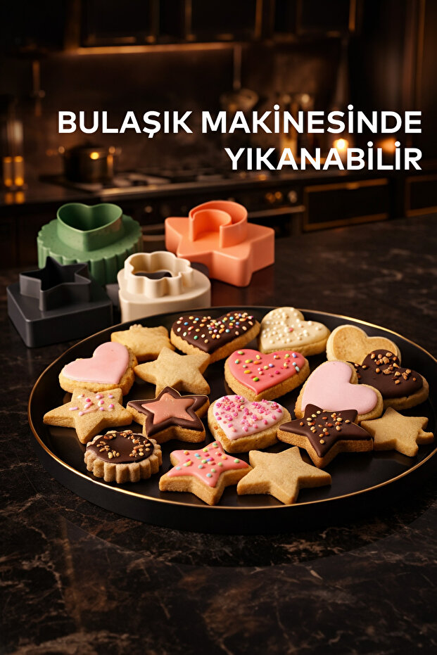 قالب كوكي مزدوج الجوانب 4 قطع - 3