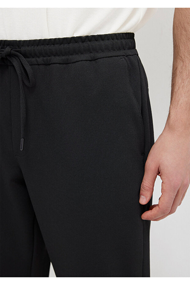 Siyah Örme Pantolon 0010460-900 - 6