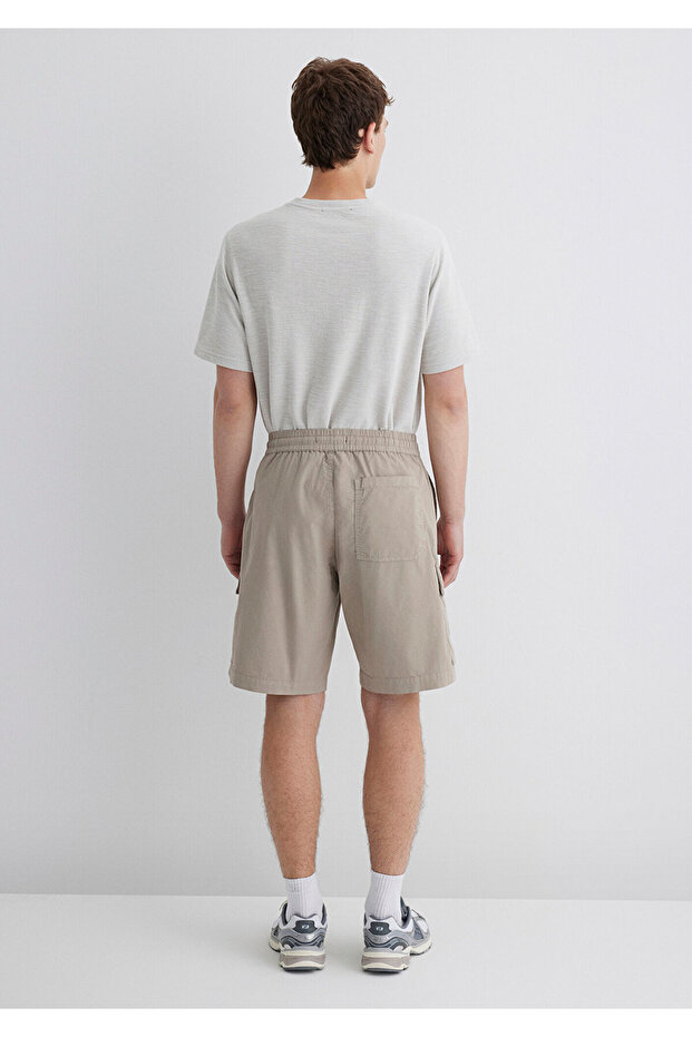 Bej Kargo Şort 0410269-80697 - 4