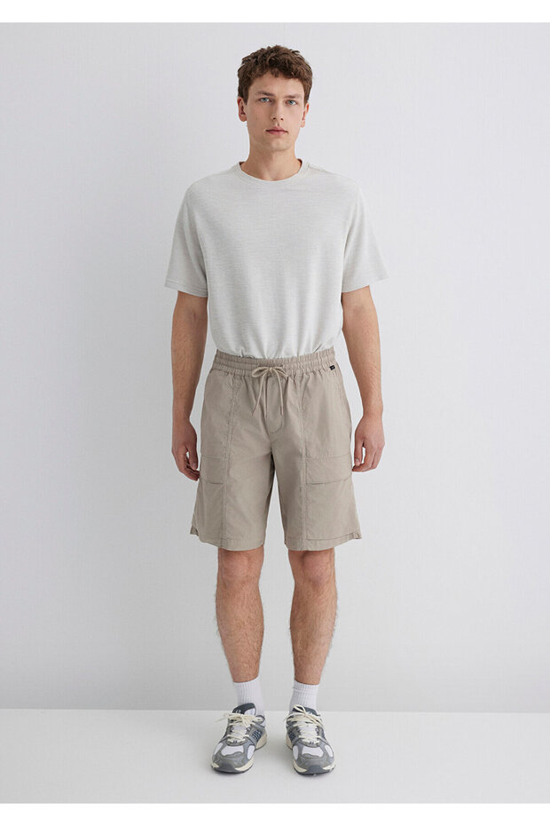 Bej Kargo Şort 0410269-80697 - 3