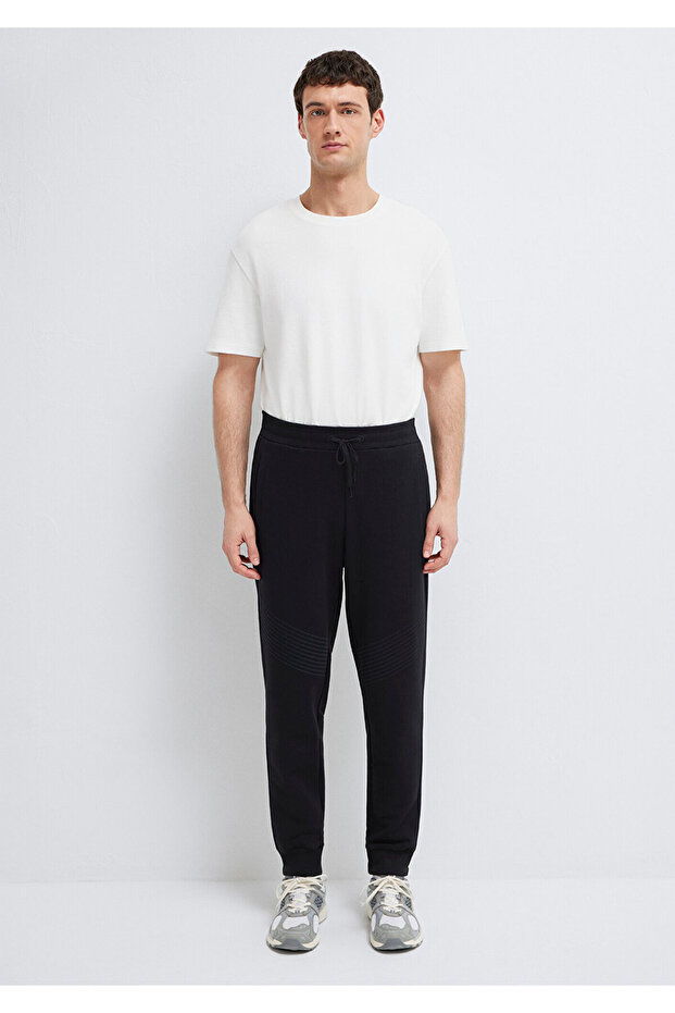 Siyah Basic Eşofman Altı 065092-900 - 3