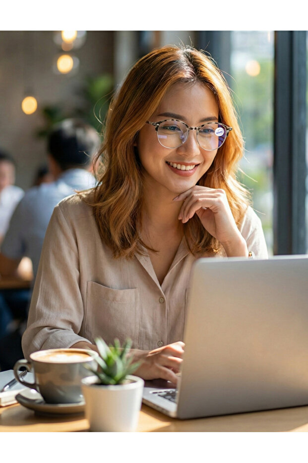 نظارات كمبيوتر محمية مع فلتر الضوء الأزرق للجنسين، متوافقة مع الزجاج البصري
