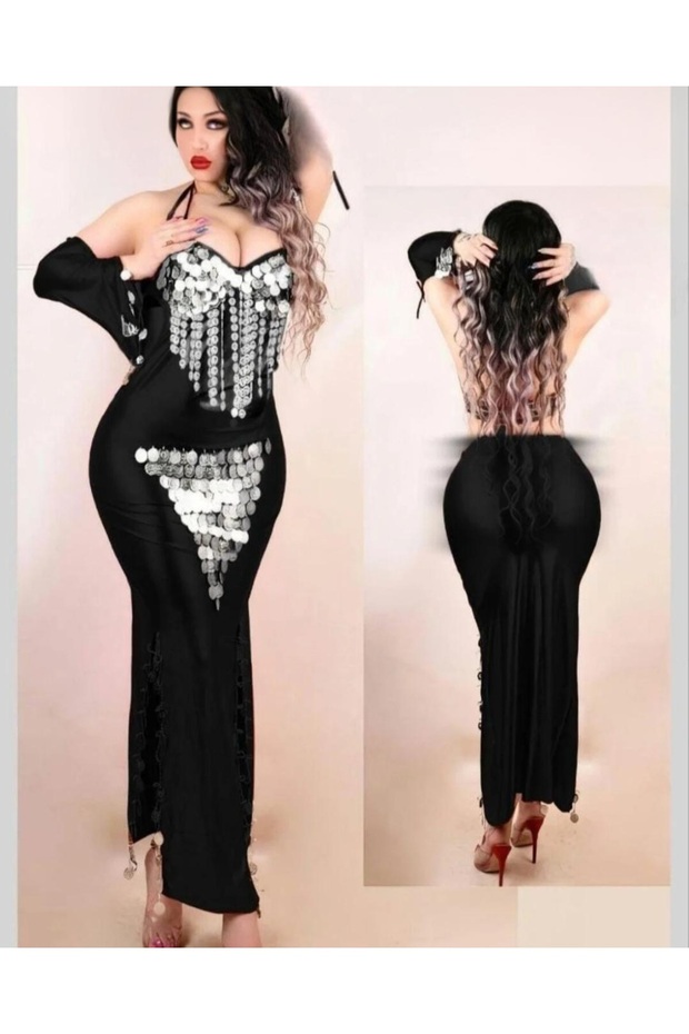 Elastik Ve Rahat Oryantal Dansı Kostümü - 1