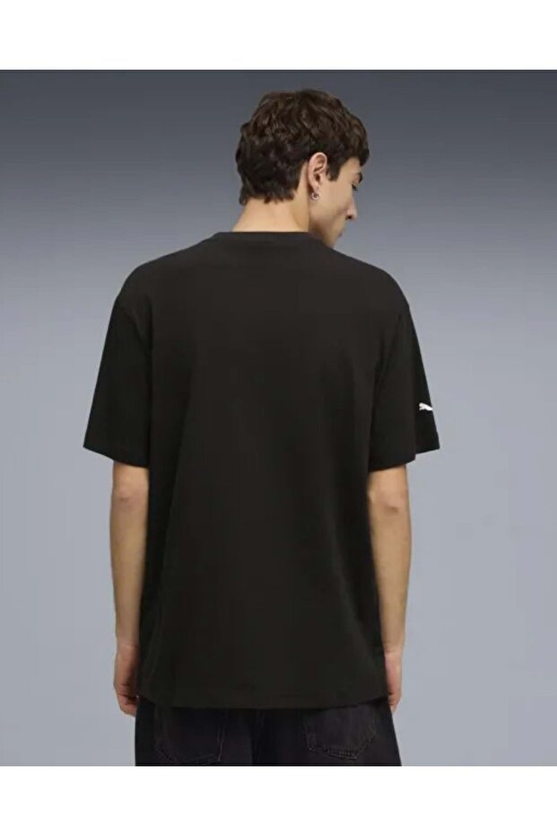 634888 BMW MMS Sportswear Grphc Tee Tişört Erkek T-Shirt SİYAH - 5