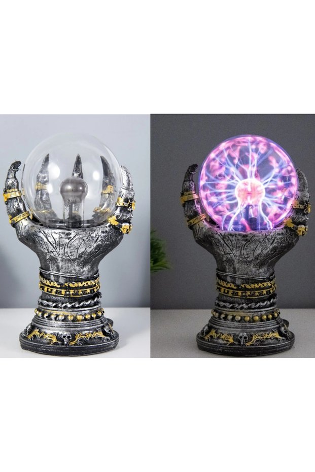 Polyester Hand Design Plasma Light